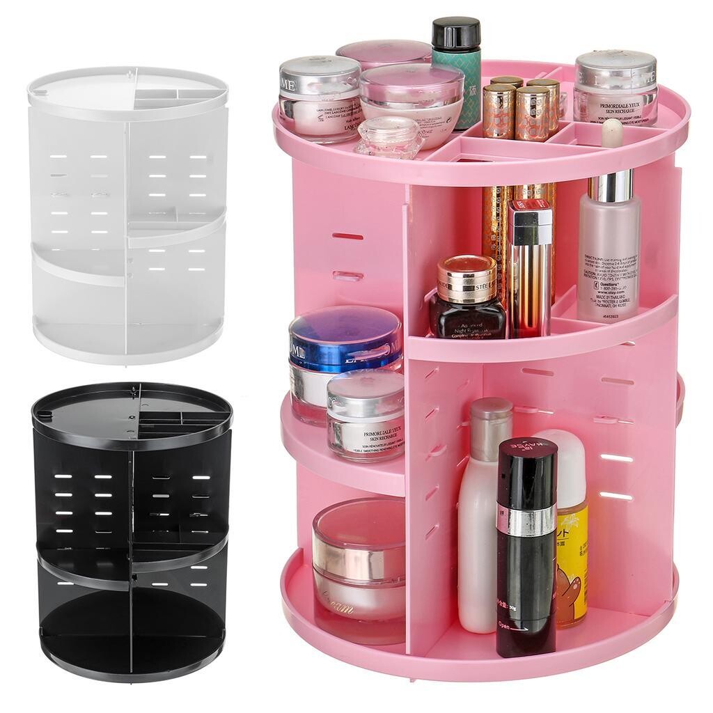 360 rotating Cosmetic box organizer