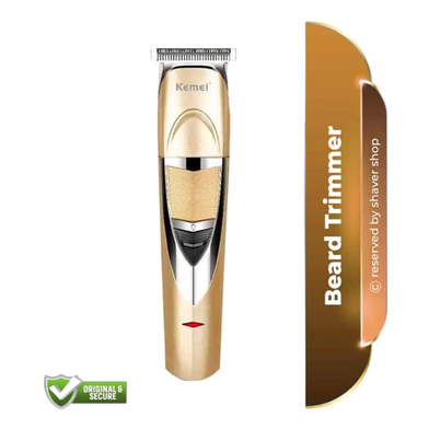 Kemei KM-235 Trimmer For Men (Gold)